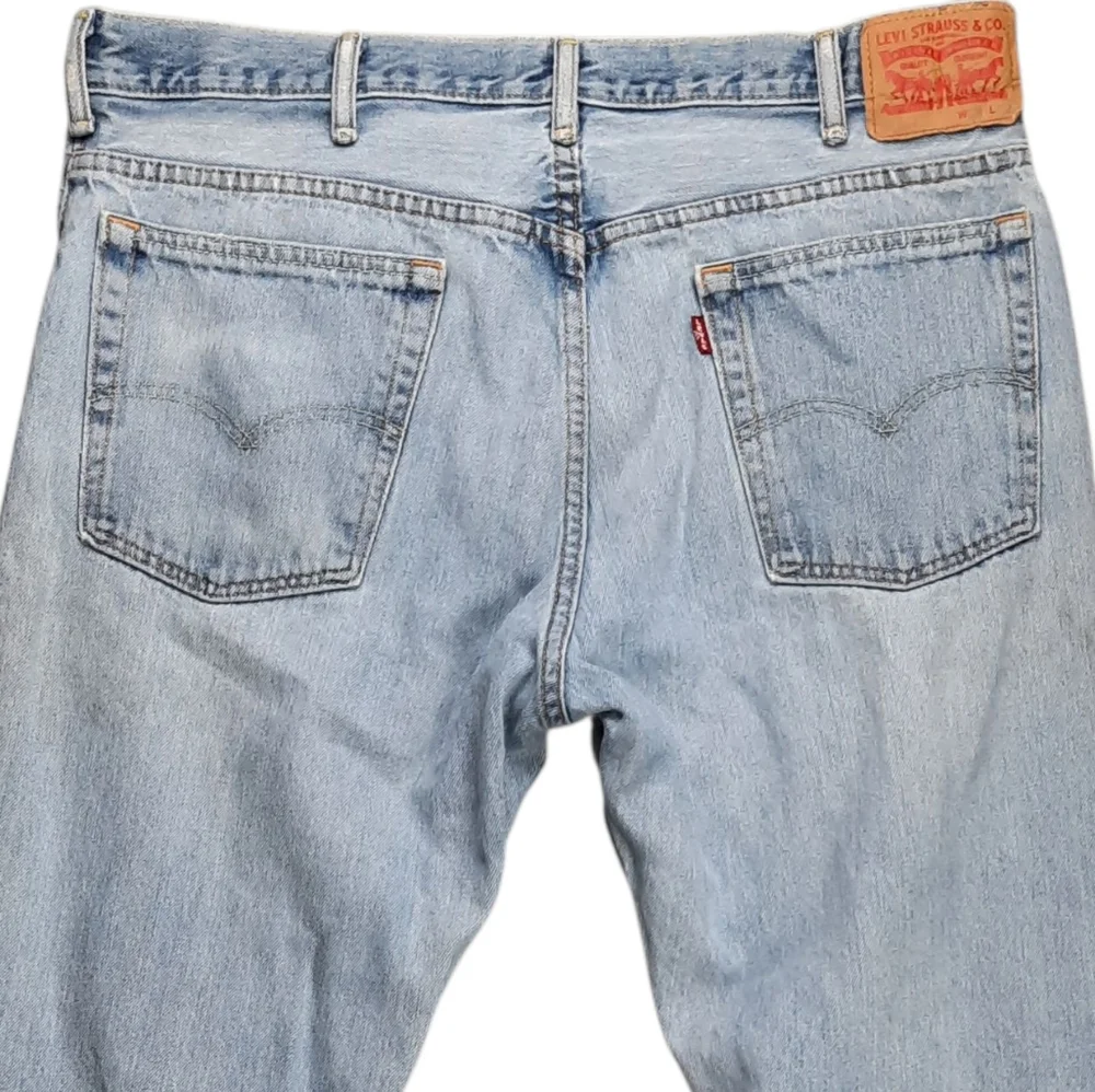 Levi's 517 100% Cotton Stonewash Distressed Boot Cut Jeans SZ 38x32